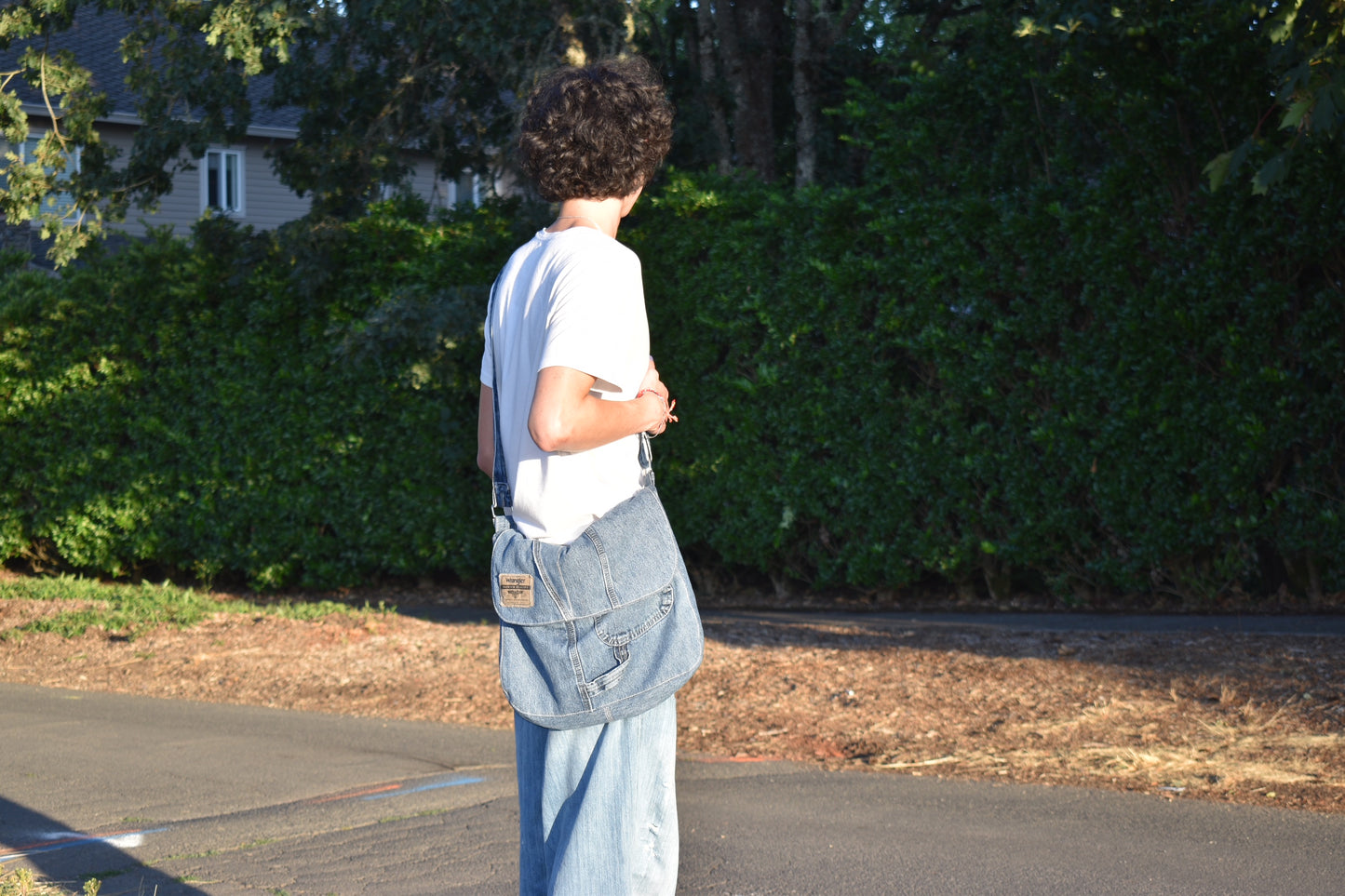 1/1 Denim Messenger Bag (JURSE)