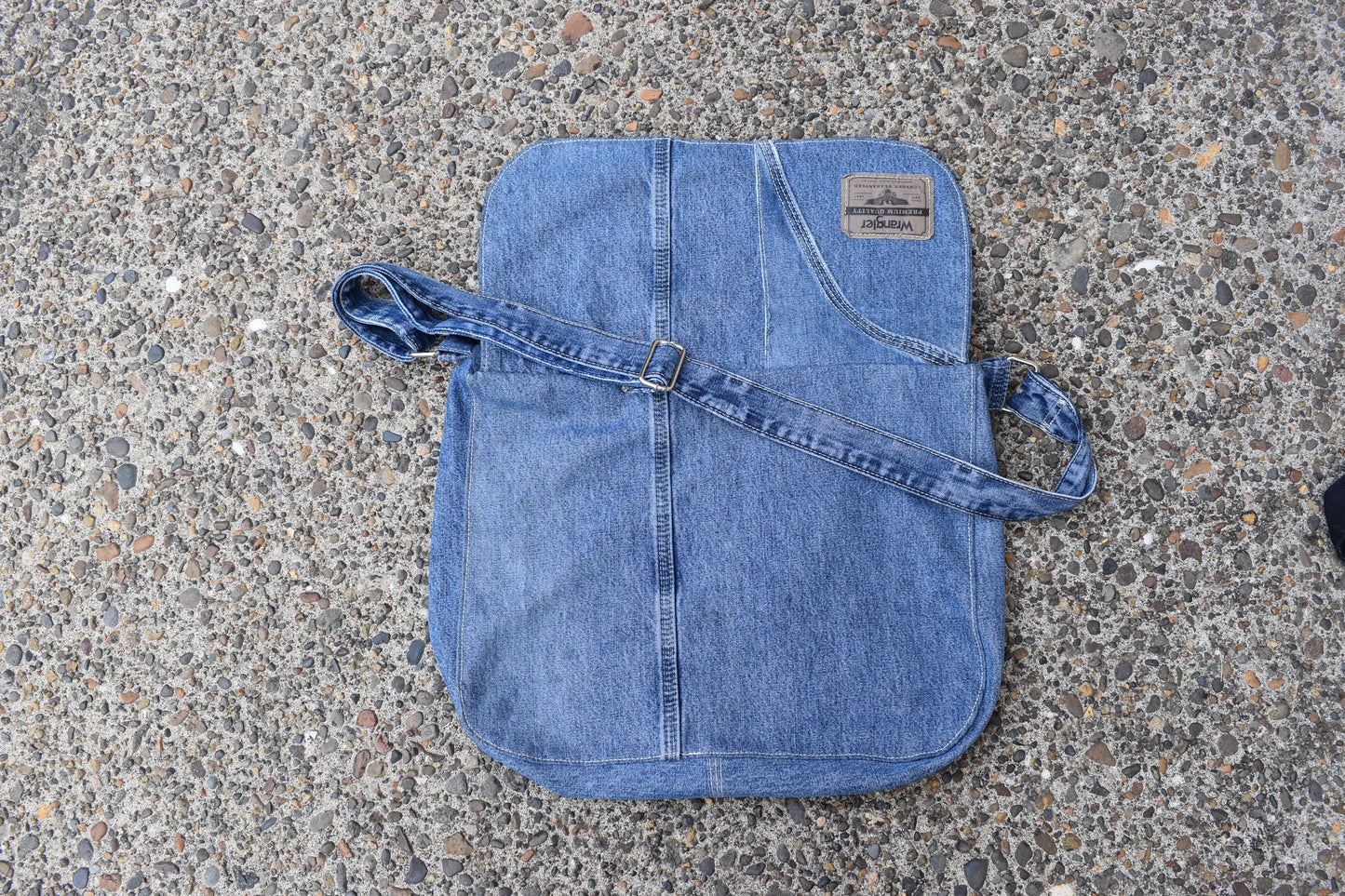 1/1 Denim Messenger Bag (JURSE)