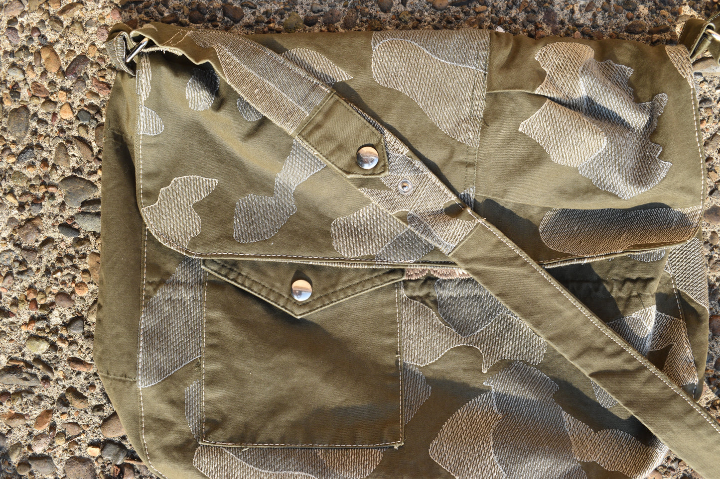 1/1 Camo Messenger Bag