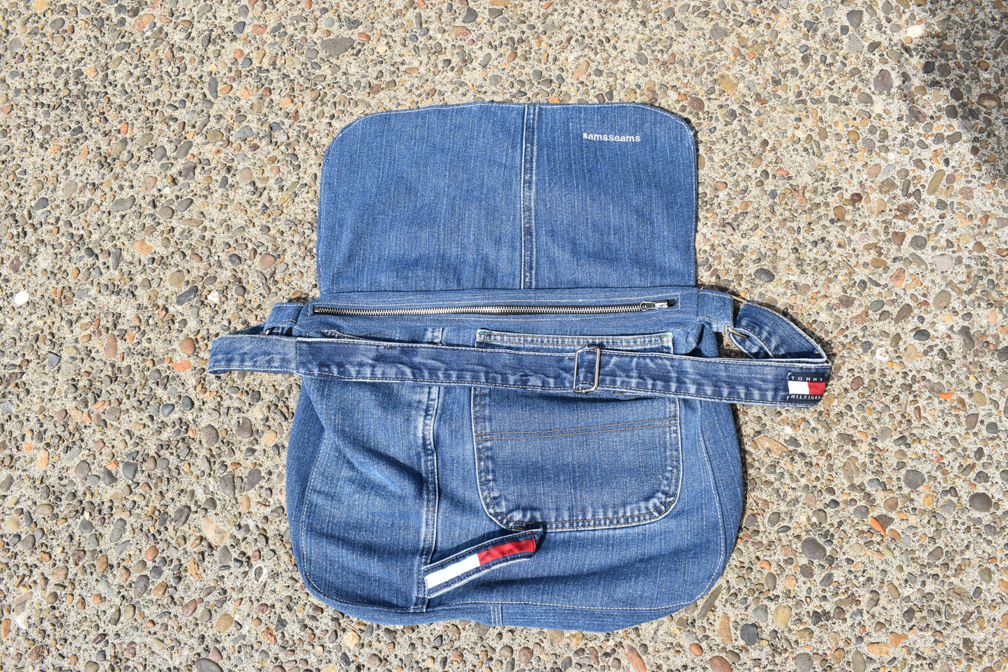 1/1 Denim Messenger Bag (JURSE)