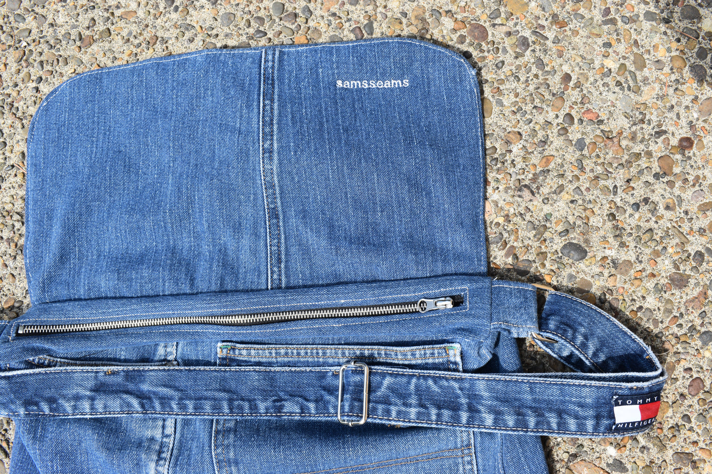 1/1 Denim Messenger Bag (JURSE)